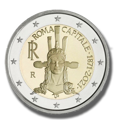 2021 Italy Roma Capitale 2 Euro Coin