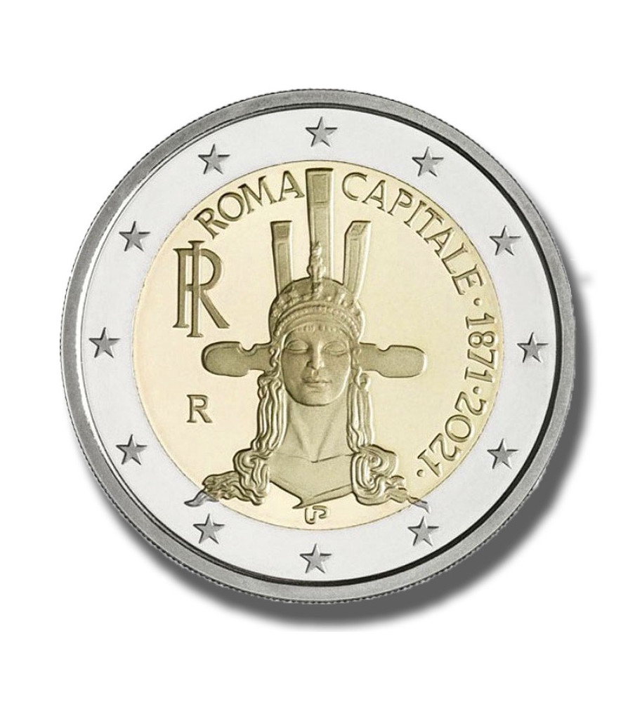 2021 Italy Roma Capitale 2 Euro Coin