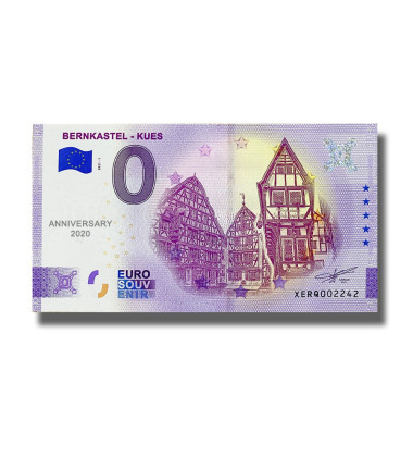 Anniversary 0 Euro Souvenir Banknote Bernkastel Kues Germany XERQ 2021-1