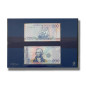 2005 Malta CHOGM Commemorative Banknote Set of 2 De La Rue