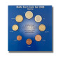 2008 Malta Euro Coins Full Set of Certification Coins from 1 cent to 2 euro