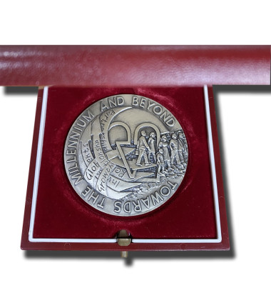 1974-1999 Valletta Medal Silver 25 years Bank of Valletta p.l.c.