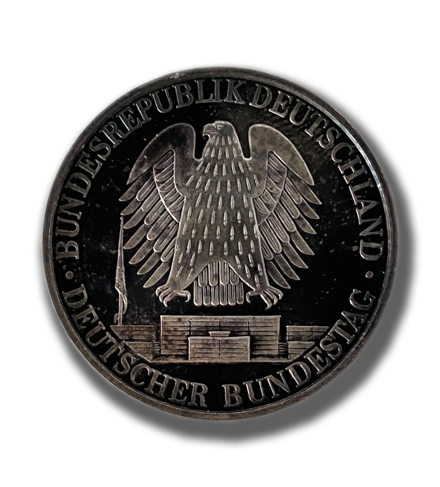 Germany Silver Medal Federal Republic of Germany with box