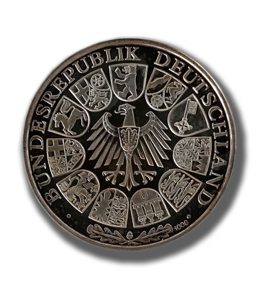 Germany Silver Medal Federal Republic of Germany with box