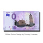 0 Euro Souvenir Banknote Vilnius Lietuvos Sostine Colour Lithuania LTDA 2018-1