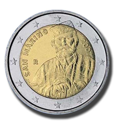 2007 San Marino 200th Birthday of Giuseppe Garibaldi 2 Euro Coin