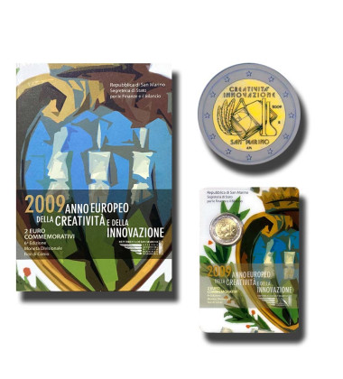 2009 San Marino European Year of Creativity and Innovation 2 Euro Coin