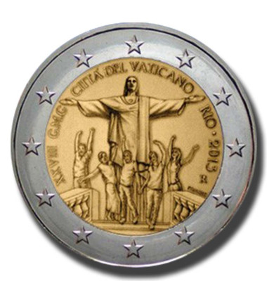 2013 Vatican World Youth Day 2013 - Rio 2 Euro Coin