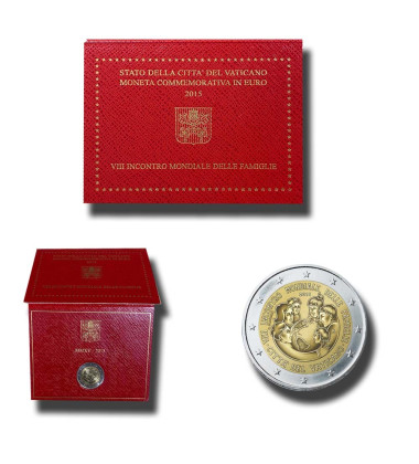 2015 Vatican World Meeting Of Families 2 Euro Coin