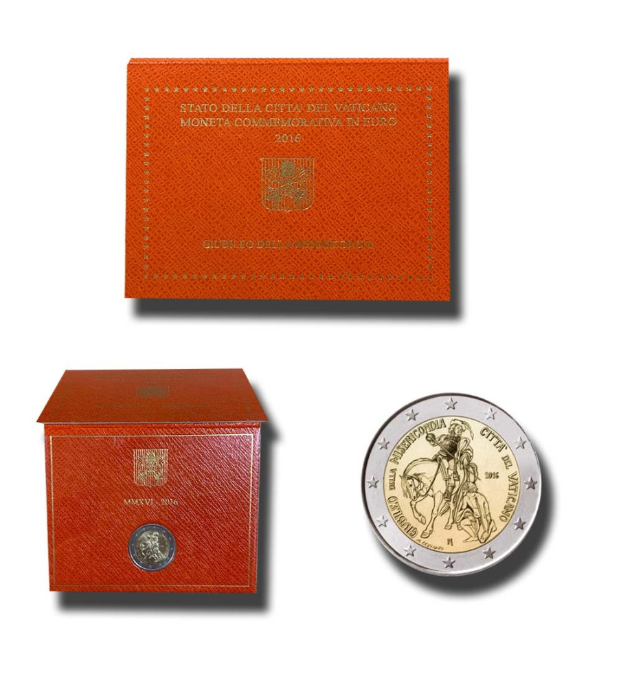 2016 Vatican Jubilee of Mercy 2 Euro Coin