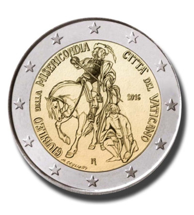 2016 Vatican Jubilee of Mercy 2 Euro Coin