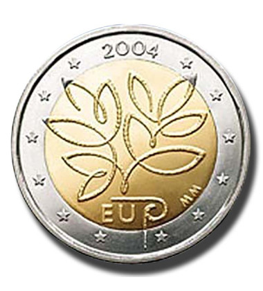 2004 Suomi Finland 2 Euro Commemorative Coin - EU Growth