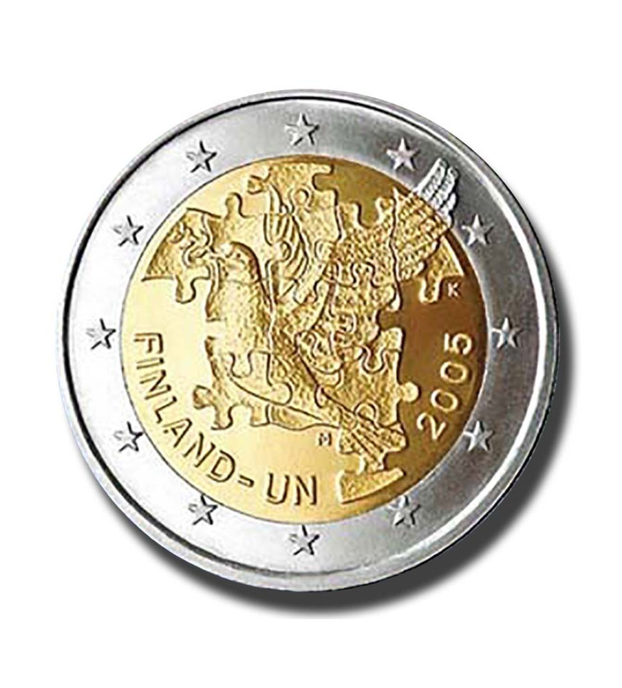 2005 Finland United Nations Membership 2 Euro Coin