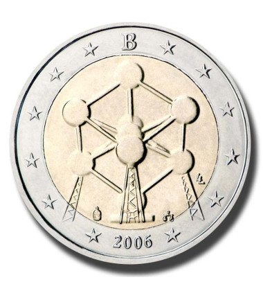 2006 Belgium Renovation of the Atomium in Brussels 2 Euro Coin