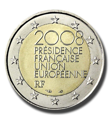 2008 France French Presidency of the Council of the European Union 2 Euro Coin