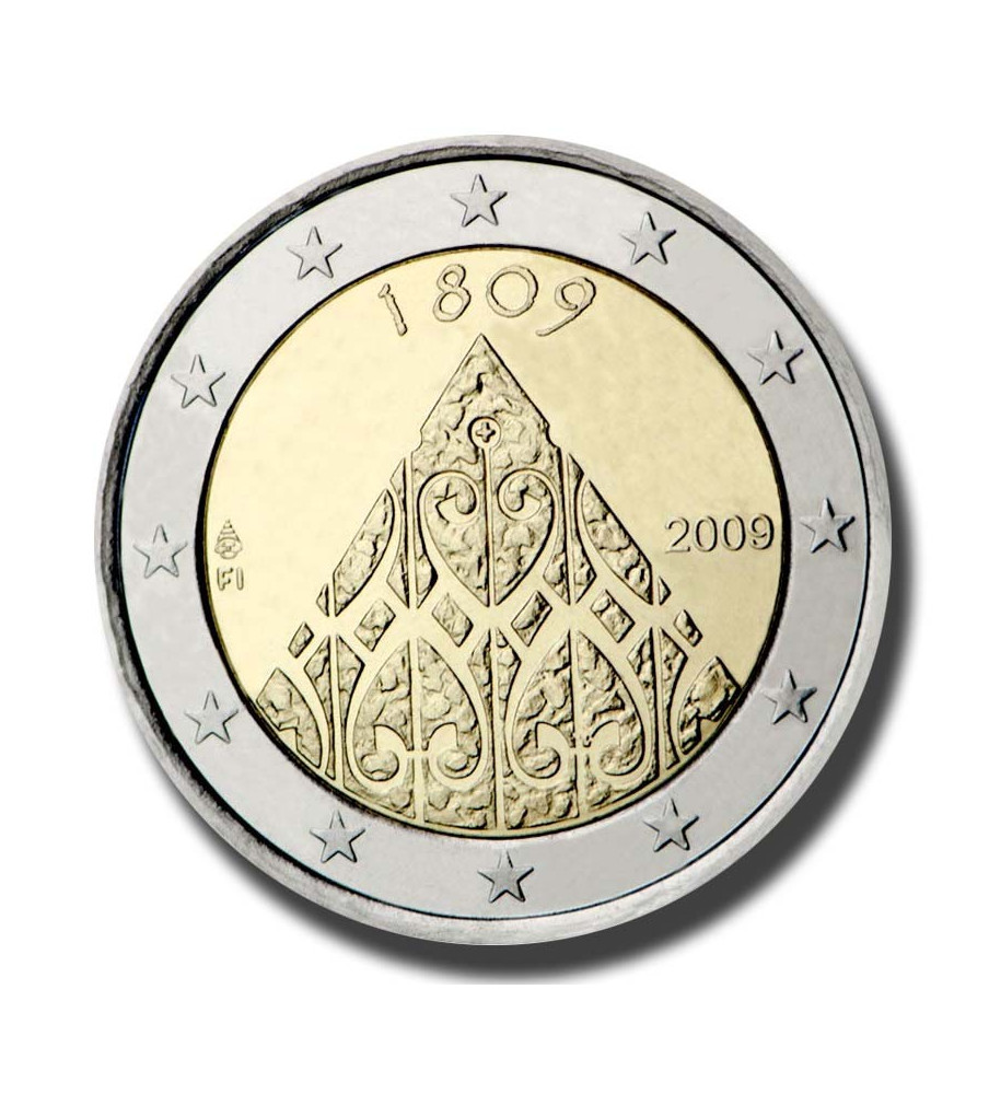 2009 Finland 200 Years of Finnish Autonomy 2 Euro Coin