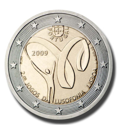 2009 Portugal Lusophony Games 2 Euro Coin