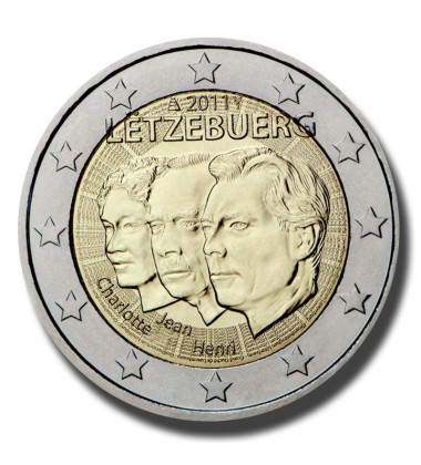 2011 Luxembourg Grand-Duchess Charlotte 2 Euro Coin