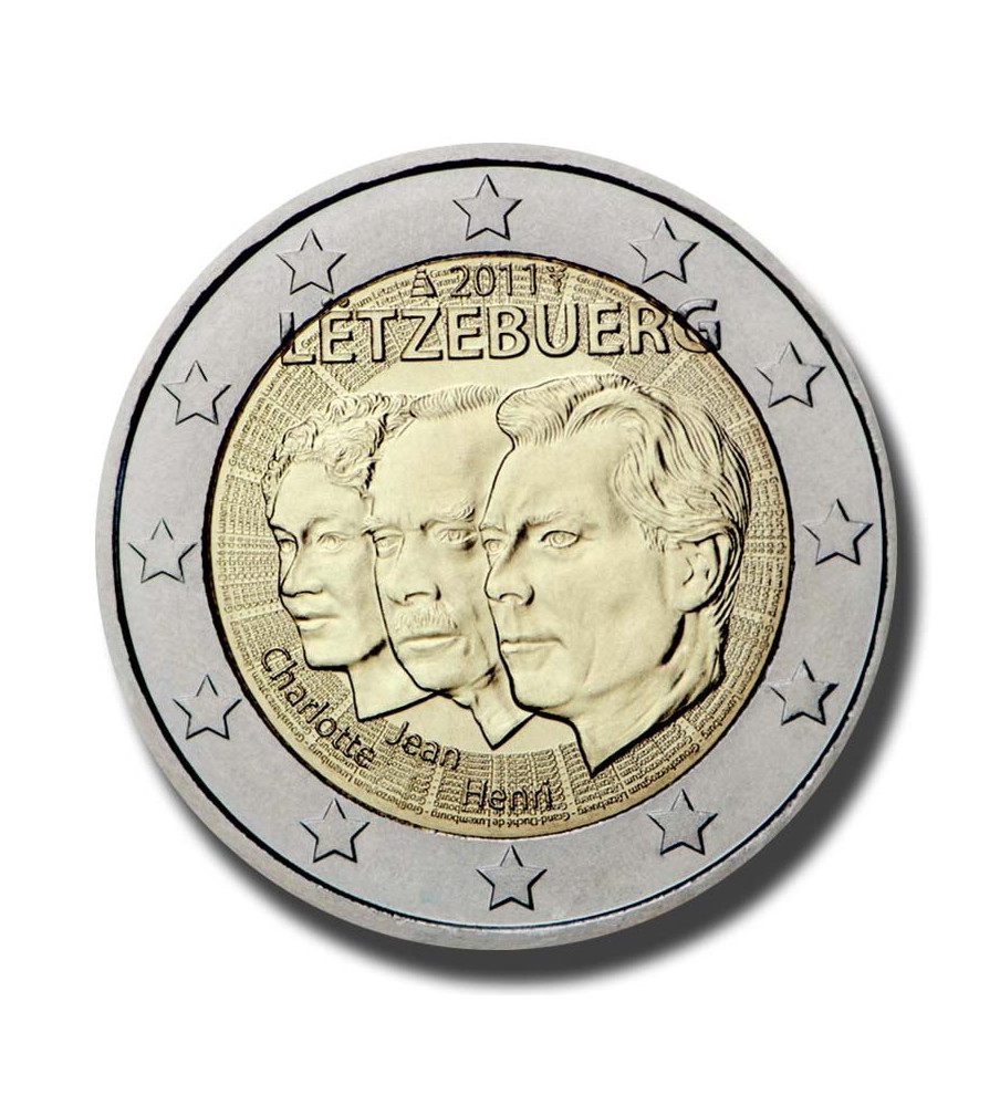 2011 Luxembourg Grand-Duchess Charlotte 2 Euro Coin