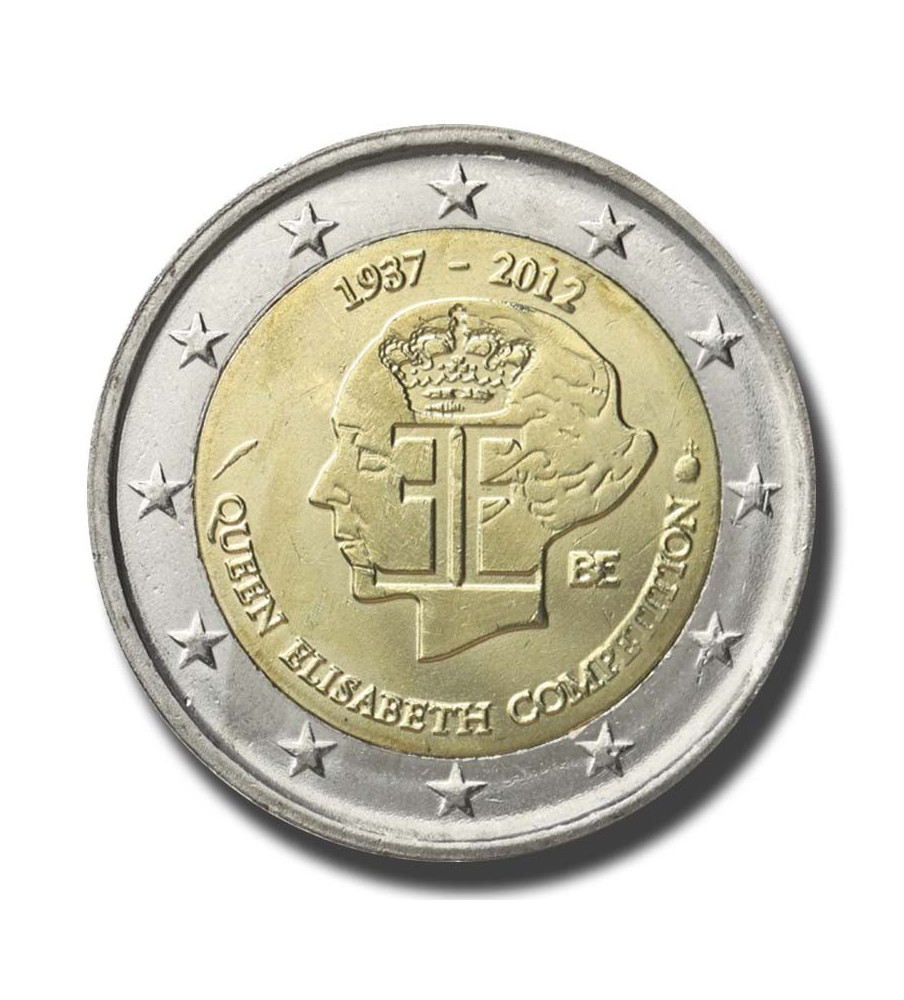 2012 Belgium Ten Years of Introduction of Euro 2 Euro Coin