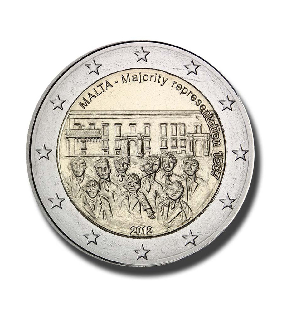 2012 Malta Majority Representation 2 Euro Commemorative Coin