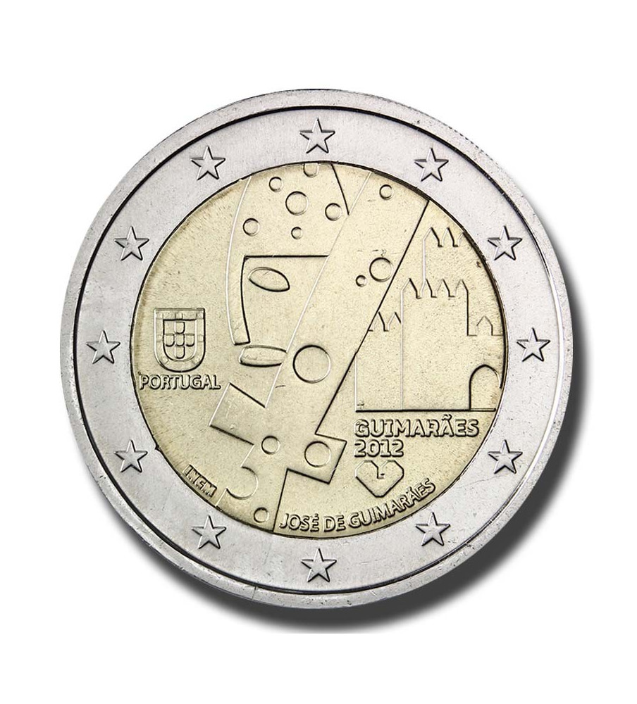 2012 Portugal Guimarães European Capital of Culture 2012 2 Euro Coin