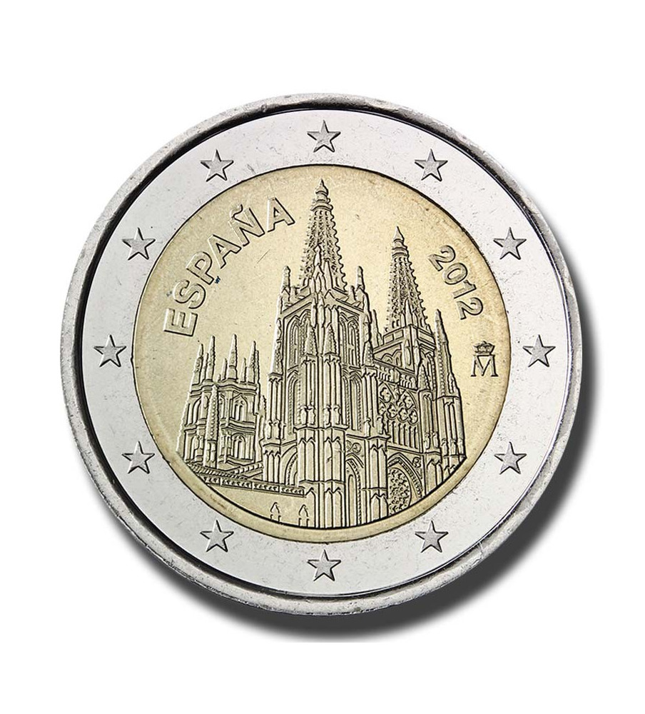 2012 Spain The Burgos Cathedral 2 Euro Coin