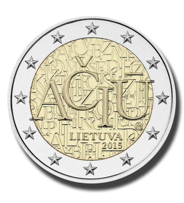 2015 Lithuania Aciu 2 Euro Coin