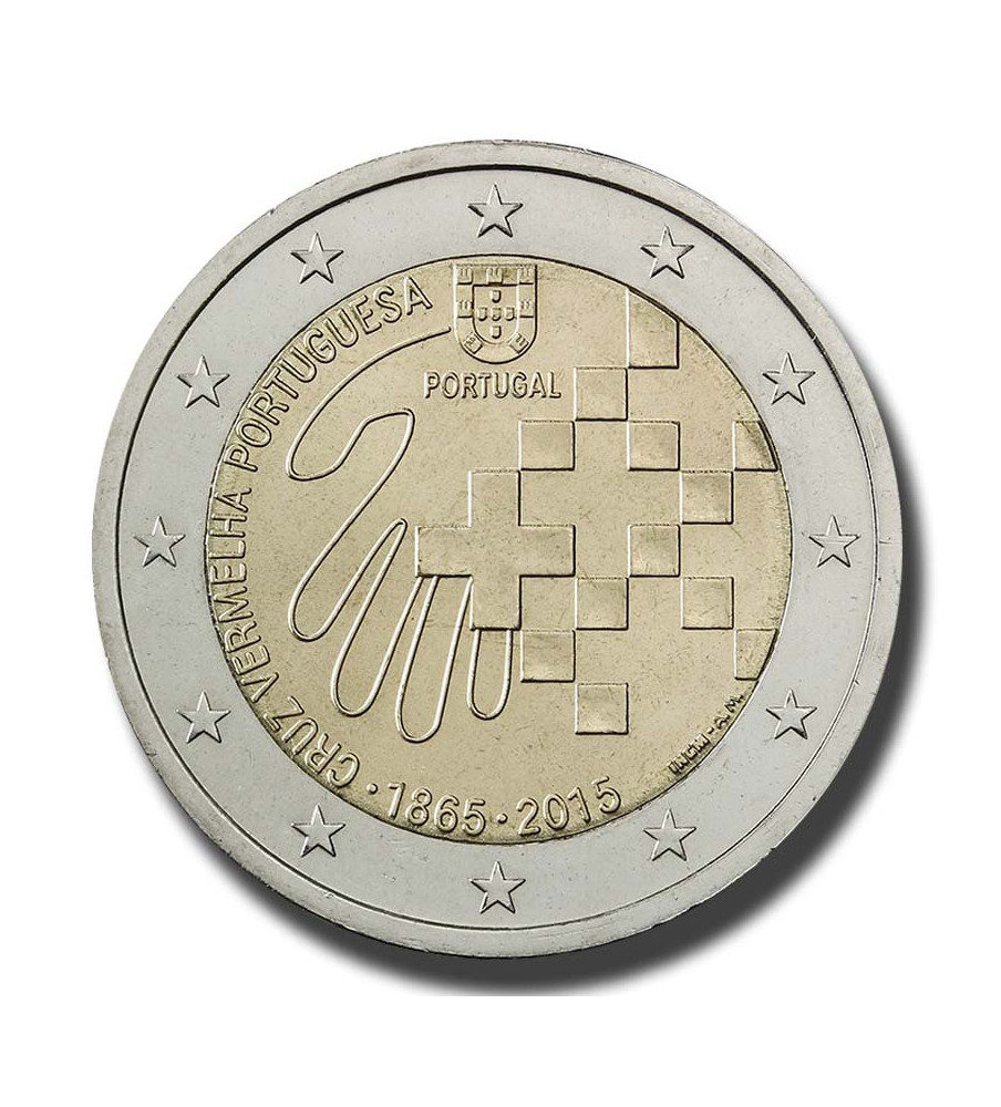 2015 Portugal 150 Years of Red Cross in Portugal 2 Euro Coin