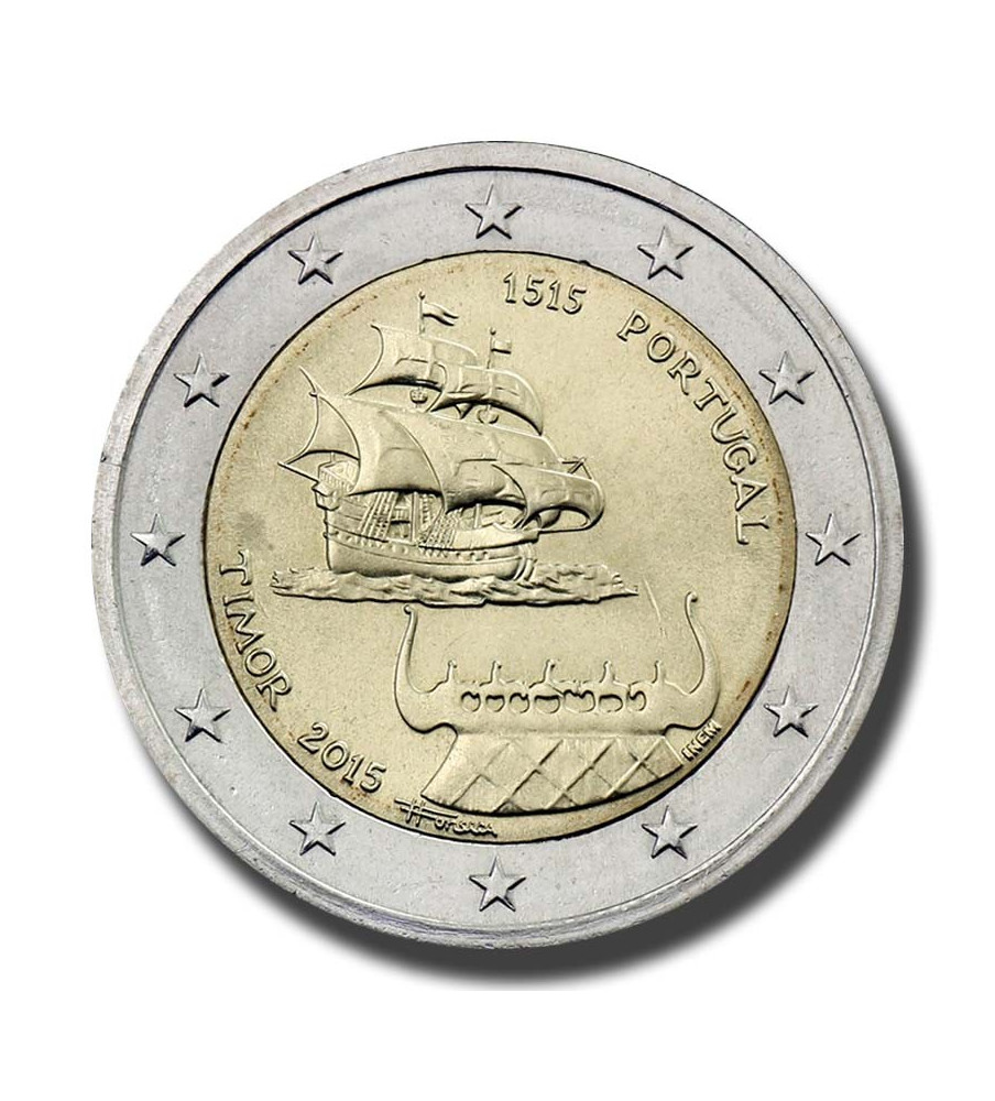 2015 Portugal 500 Years of Portugiesisch - Timor 2 Euro Coin