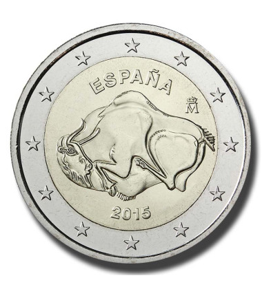 2015 Spain Cave of Altamira 2 Euro Coin