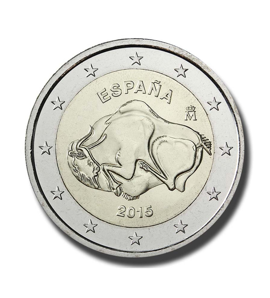 2015 Spain Cave of Altamira 2 Euro Coin