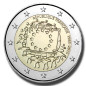 2015 France The 30th Anniversary of EU Flag 2 Euro Coin