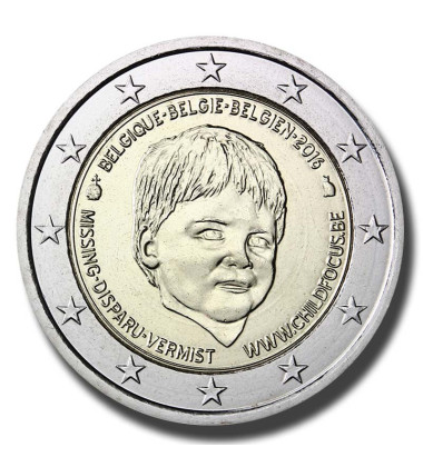 2016 Belgium Missing Children Commemorative Coin