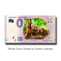 0 Euro Souvenir Banknote Indonesia Orangutan Colour Indonesia DNAB 2019-4