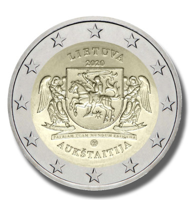 2020 Lithuania Ethnographic Regions 2 Euro Coin Aukštaitija