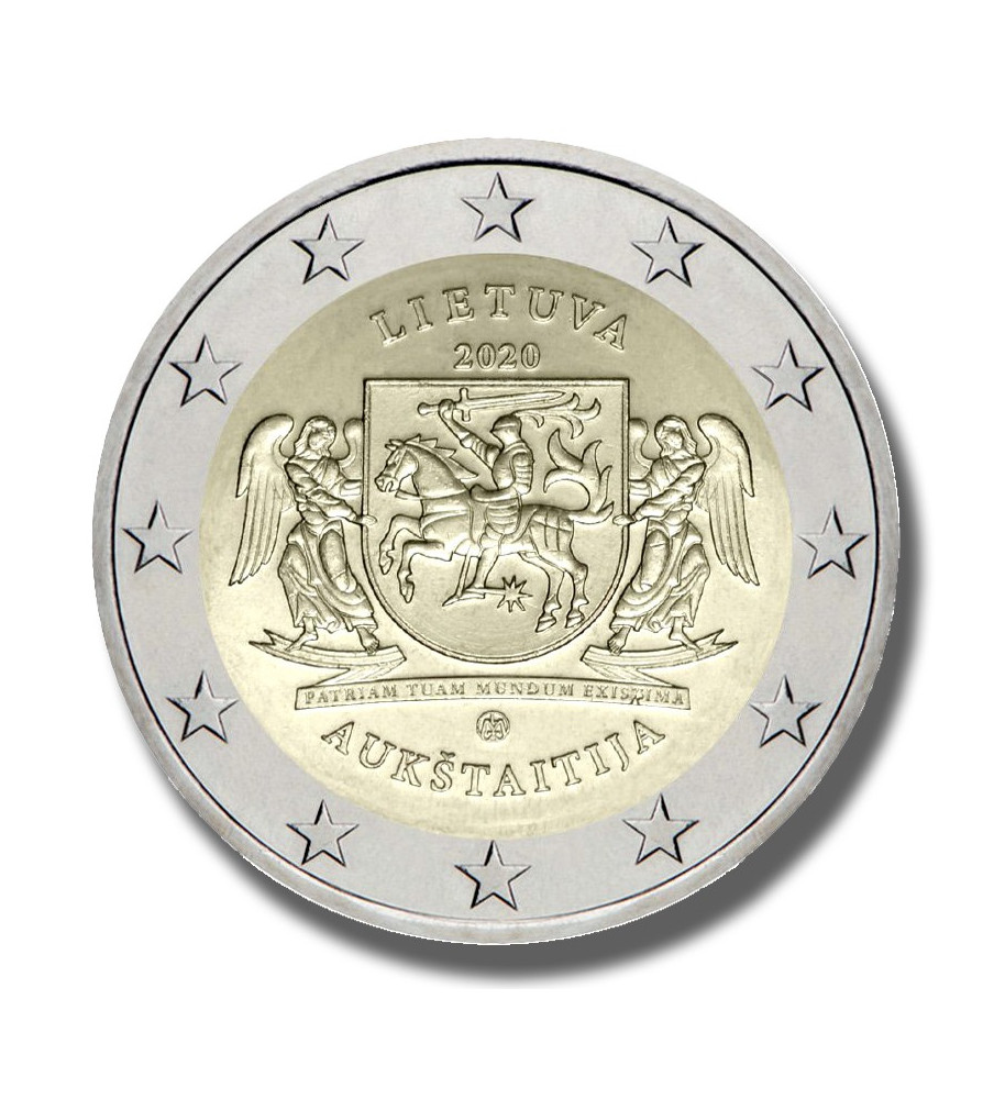 2020 Lithuania Ethnographic Regions 2 Euro Coin Aukštaitija