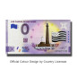 Anniversary 0 Euro Souvenir Banknote Les Phares De Bretagne Colour France UEMW 2021-10