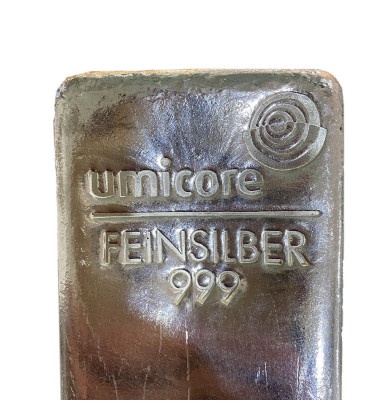 Silver Bullion Bars 5kg 5 Kilo UMICORE LBMA