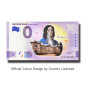 0 Euro Souvenir Banknote George Sand Colour France UEHJ 2021-10