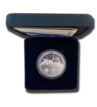 2017 Malta €10 Operation Pedestal and the Malta George Cross 75th Anniversary Commemorative Silver Coin Proof