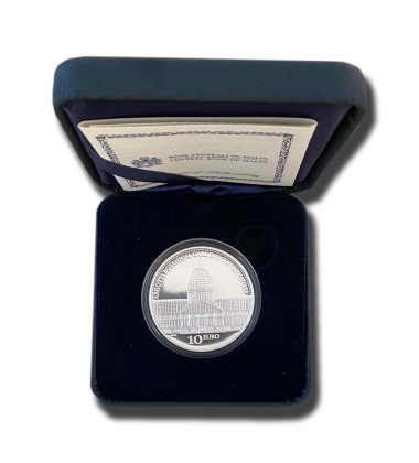 2017 Malta €10 The Argotti Botanical Gardens Conservatory Commemorative Silver Coin Proof