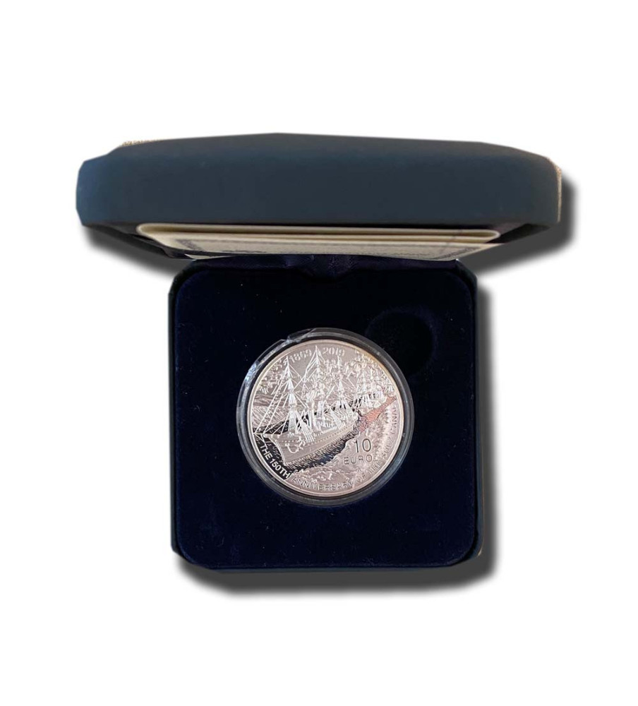 2019 Malta €10 The 150th Anniversary of the Suez Canal Commemorative Silver Coin Proof