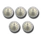 2015 Germany A D F G J Hessen St Paul's Church 2 Euro Coin Set of 5