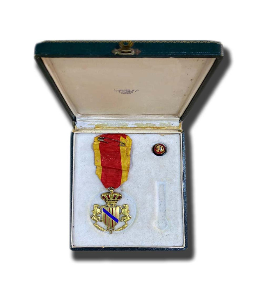 Balearic Islands Medal and Pin - Rare in Box