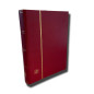 LEUCHTTRUM STOCKBOOK BASIC DIN A4 64 BLACK PAGES RED COLOUR