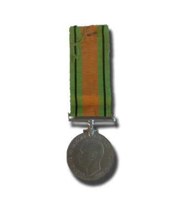 Defence Medal WWII With Ribbon