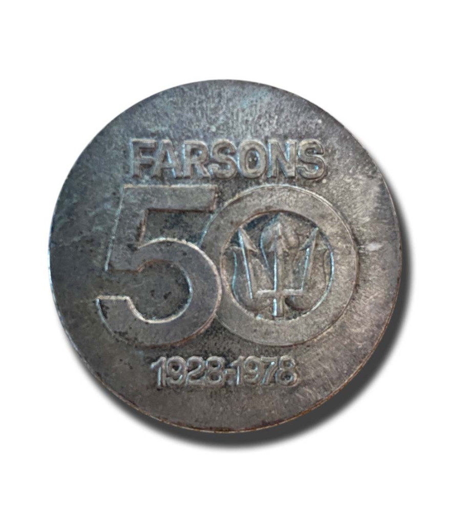 Farsons Brewery- 50th Anniversary Medal