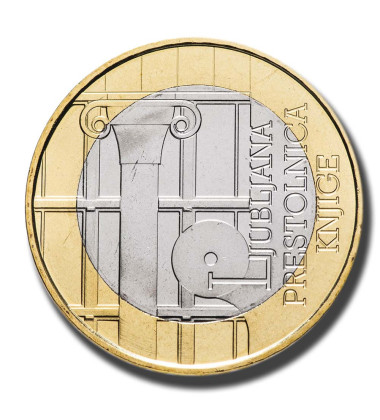 2010 3 Euro Slovenia Coin